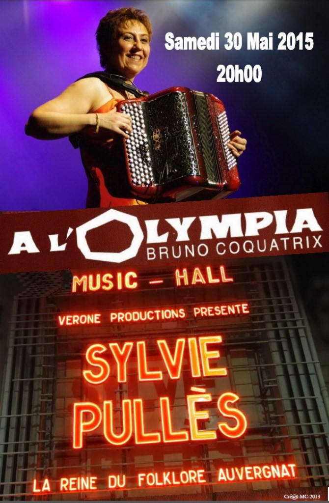 Lire la suite à propos de l’article Sylvie Pullès en concert à l’Olympia à Paris