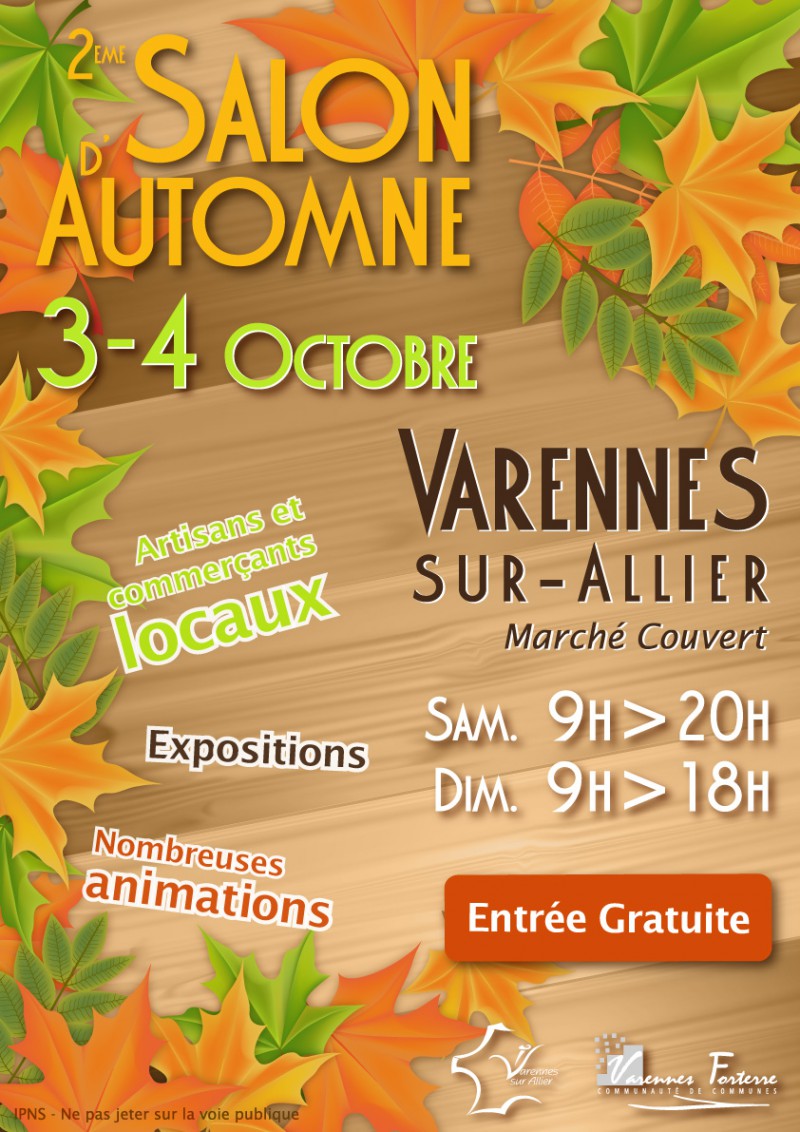 Salon d'automne à Varennes sur Allier