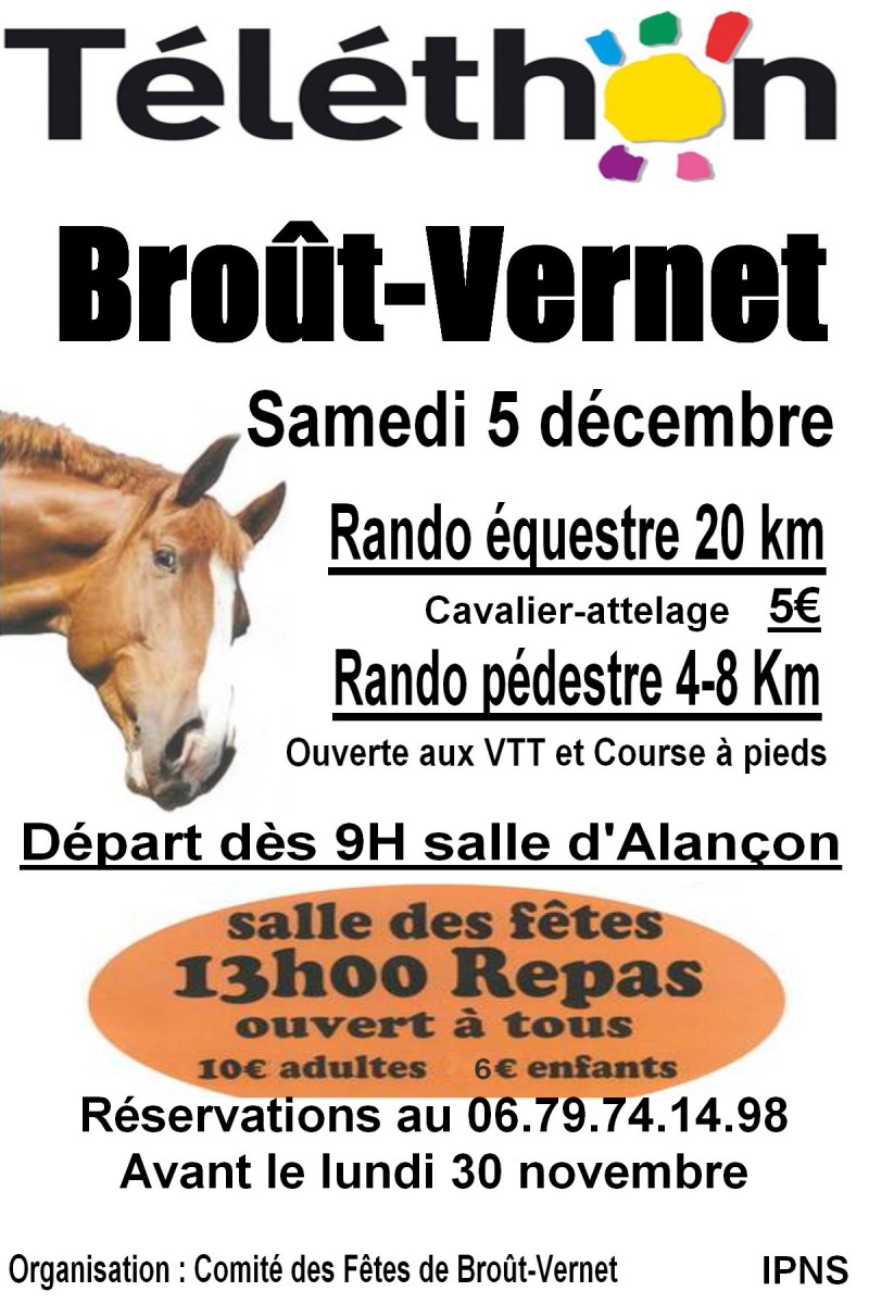 Téléthon - Brout Vernet