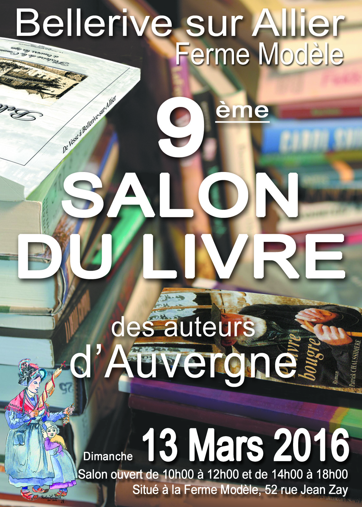 9è salon du livre à Bellerive sur Allier
