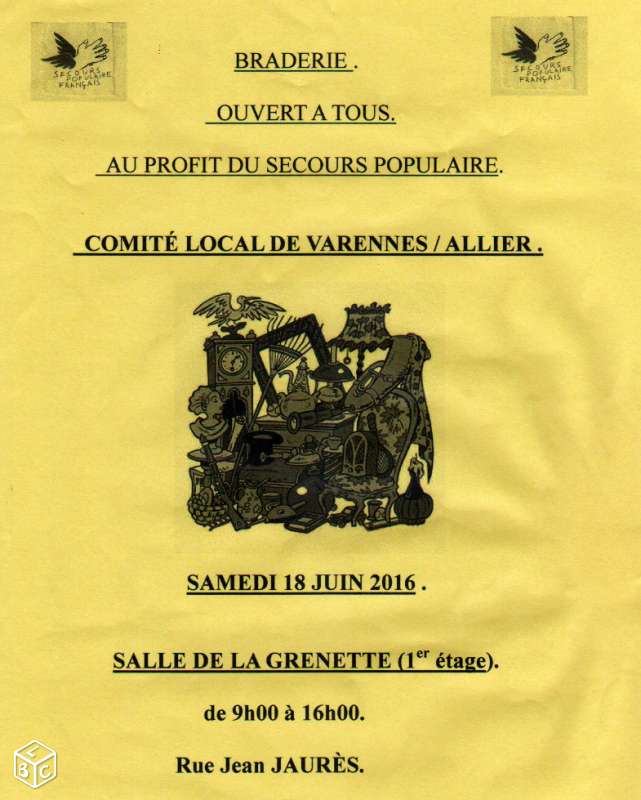 Braderie secours populaire