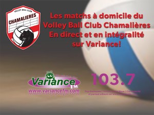 Lire la suite à propos de l’article Les matchs de volley de Chamalières en direct sur Variance!