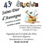 Brocante de St Dier d'Auvergne