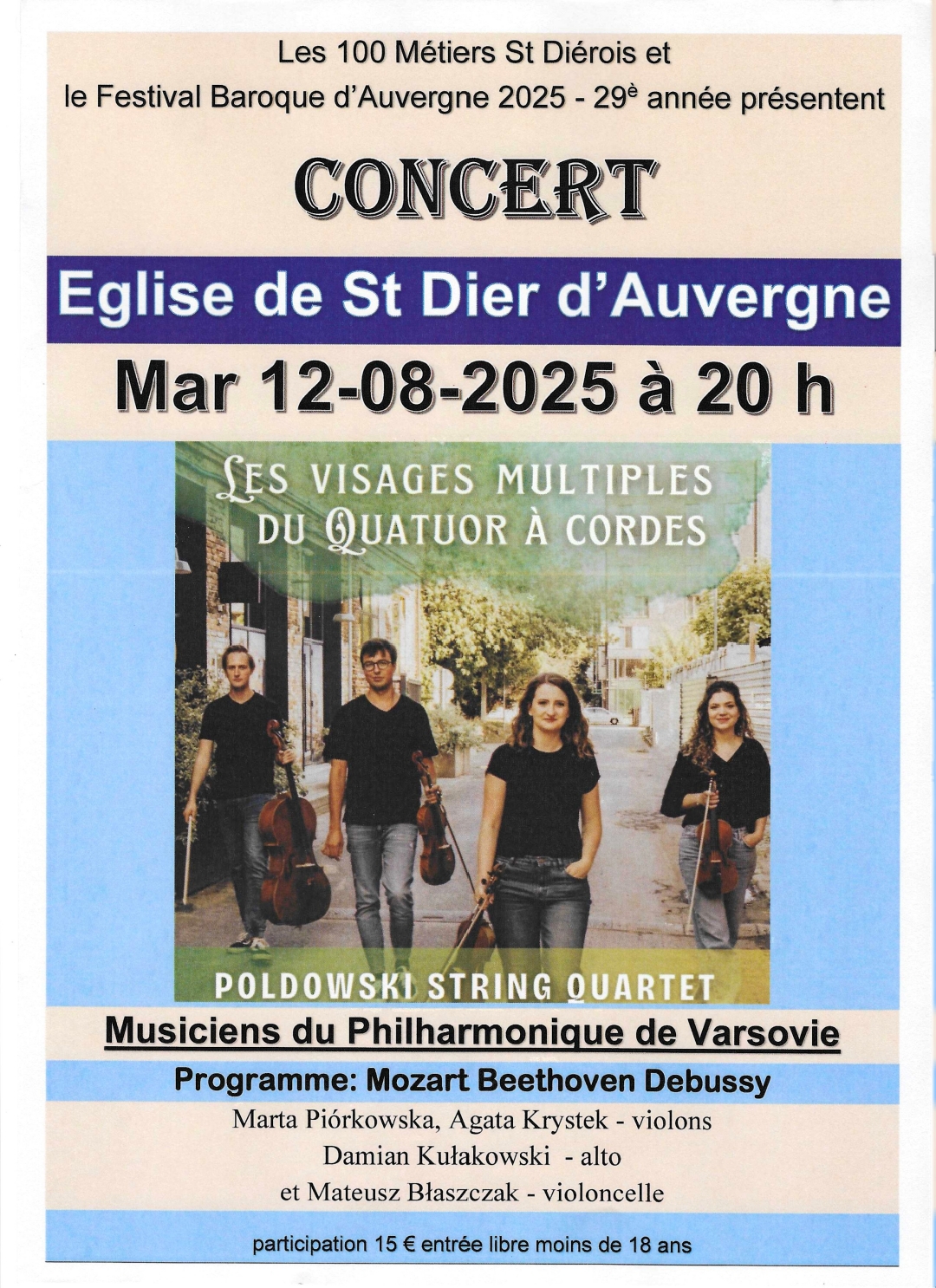 Concert baroque d'Auvergne