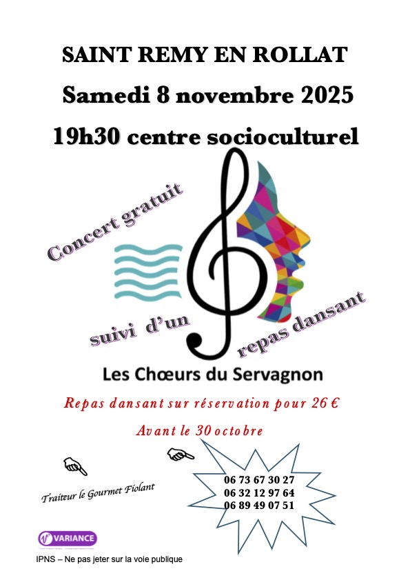 CONCERT LES CHOEURS DU SERVAGNON