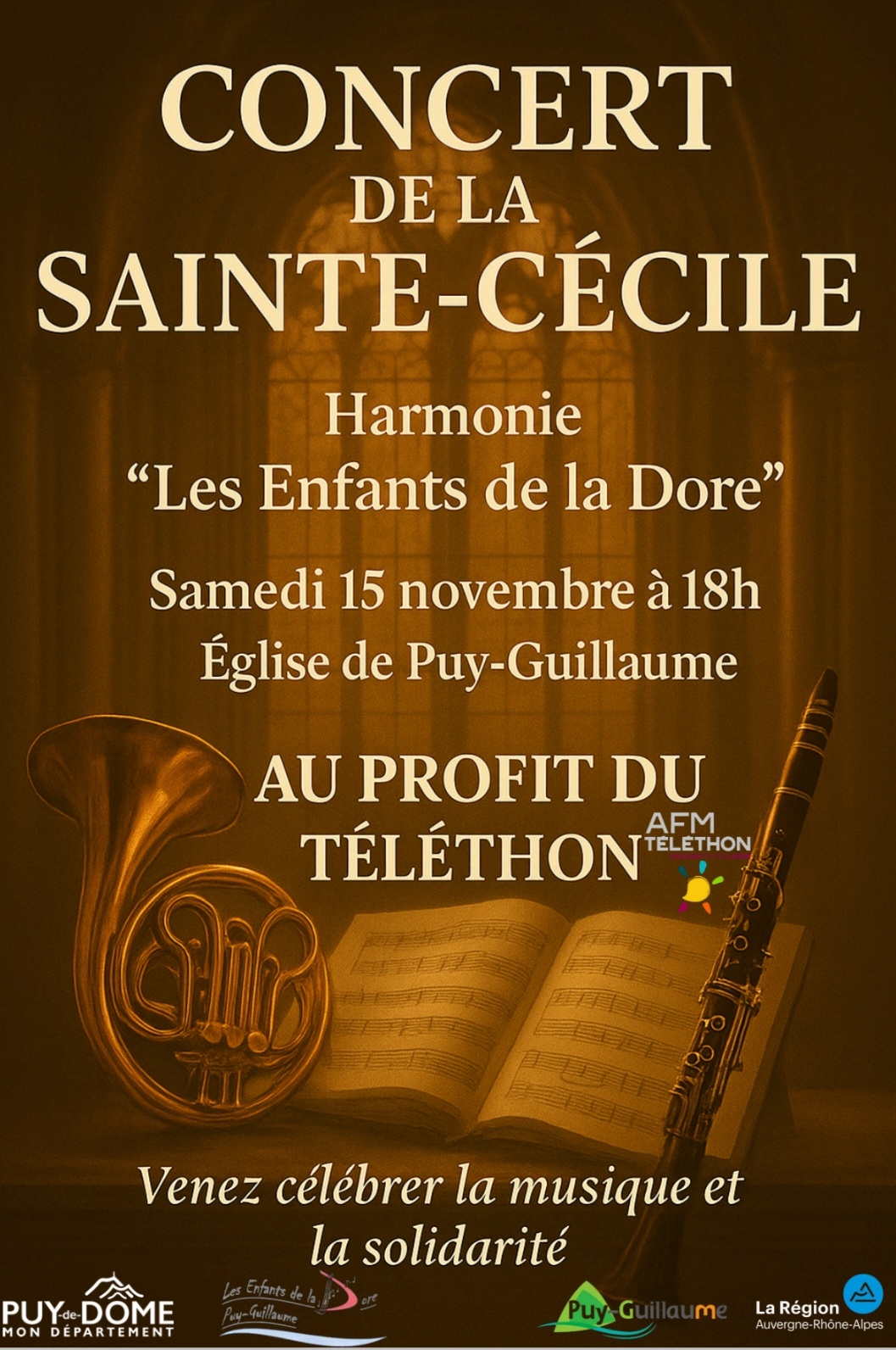 Concert de Sainte-Cécile des Enfants de la Dore de Puy-Guillaume
