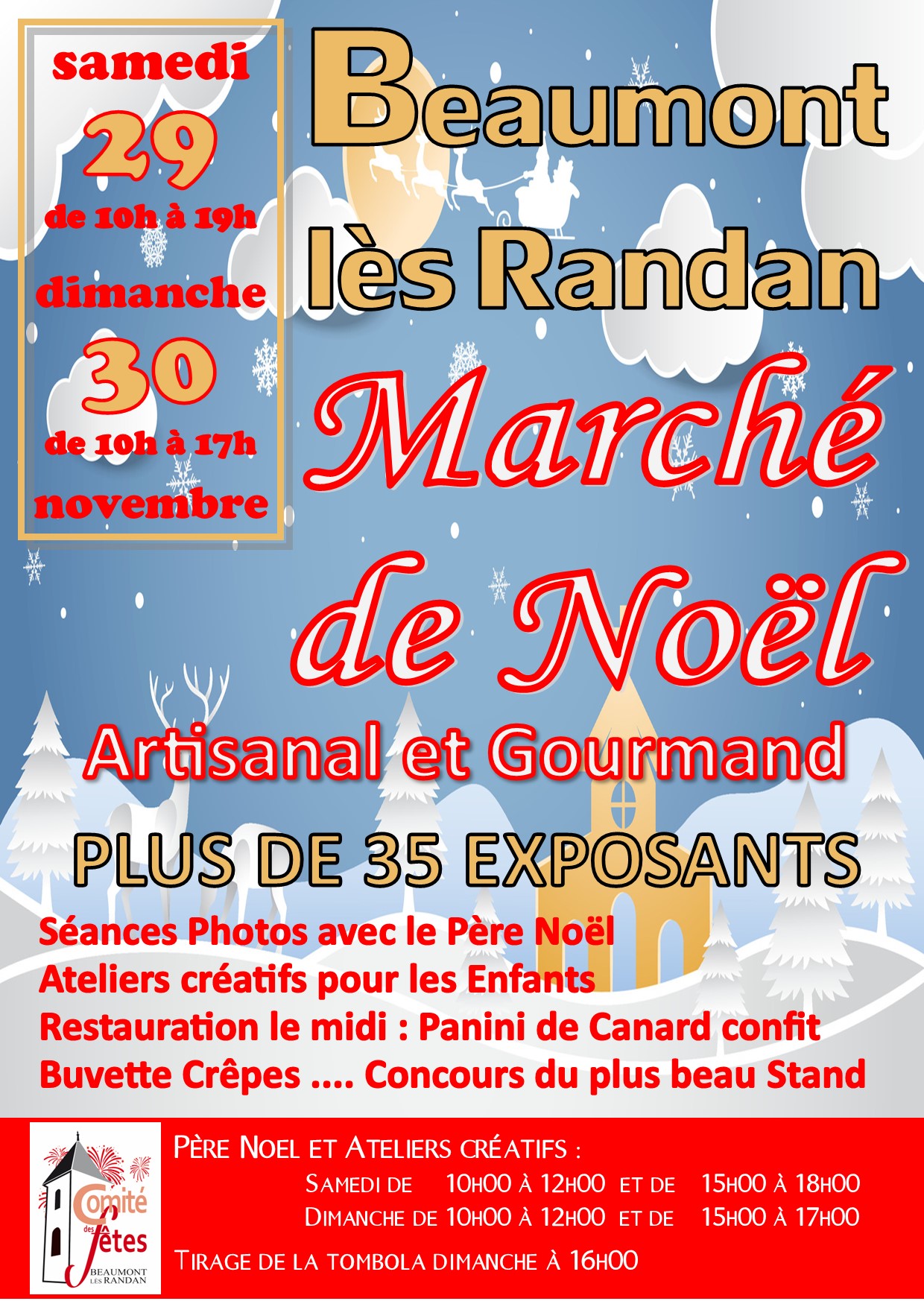 marché de Noël de Beaumont les randan