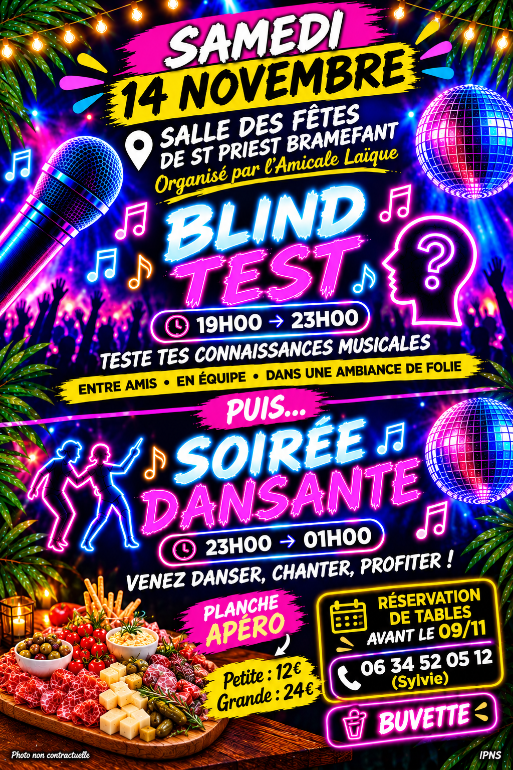 soirée blind test +soirée dansante